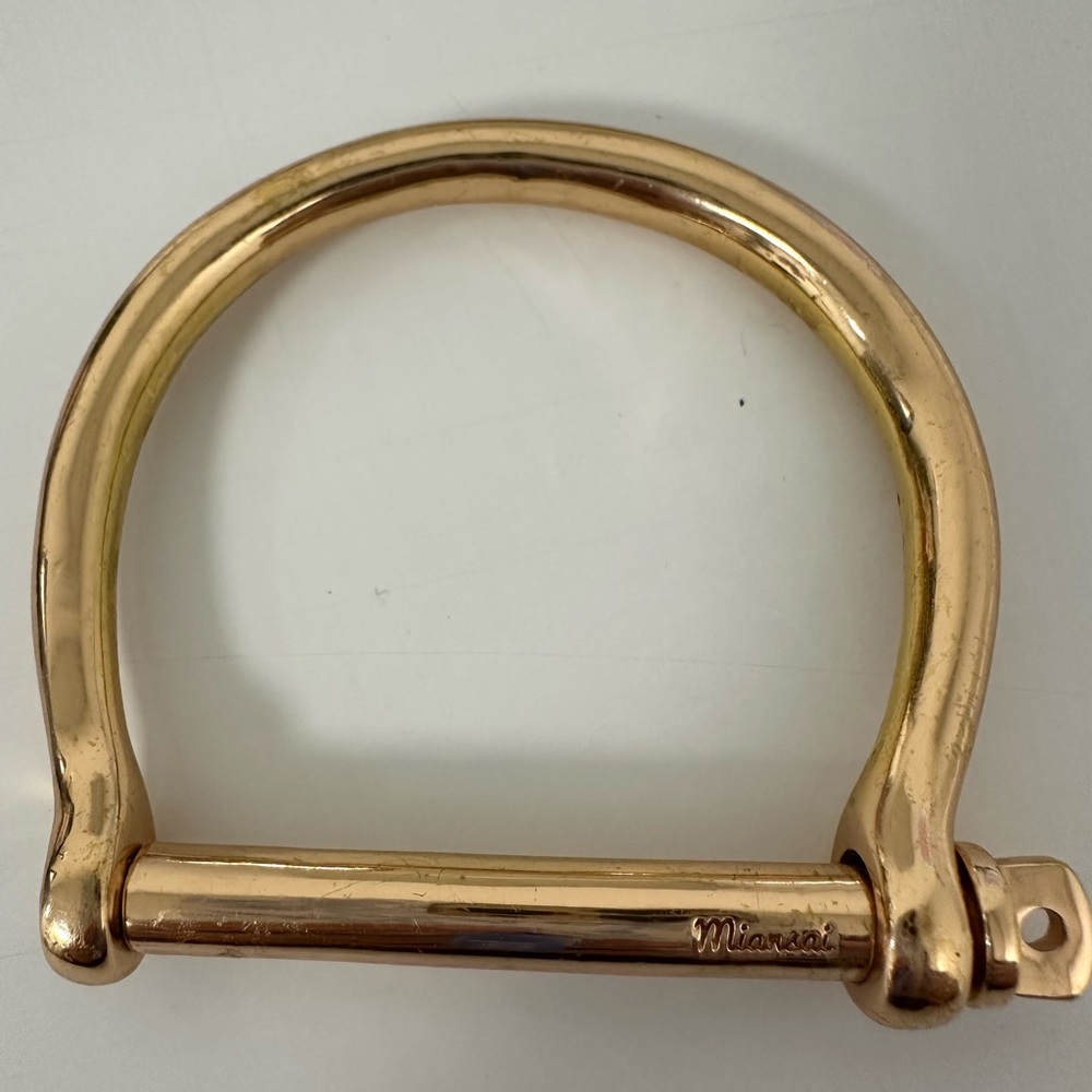Miansai Gold Jewelry D-Shaped Accessory